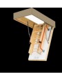 70x100 cm (patalpos aukštis H iki 280 cm) Sudedami segmentiniai palėpės laiptai su medinėmis kopėčiomis LTK Energy 