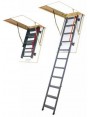 60x120 cm (patalpos aukštis H iki 280 cm) Sudedami segmentiniai palėpės laiptai su metalinėmis kopėčiomis LMS Smart