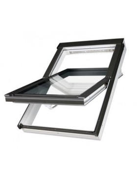 66x98 cm Aliuminio-PVC profilių stogo langas PTP-V U3 