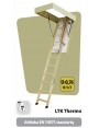 70x120 cm (patalpos aukštis H iki 280 cm) Sudedami segmentiniai palėpės laiptai su medinėmis kopėčiomis LTK Energy 